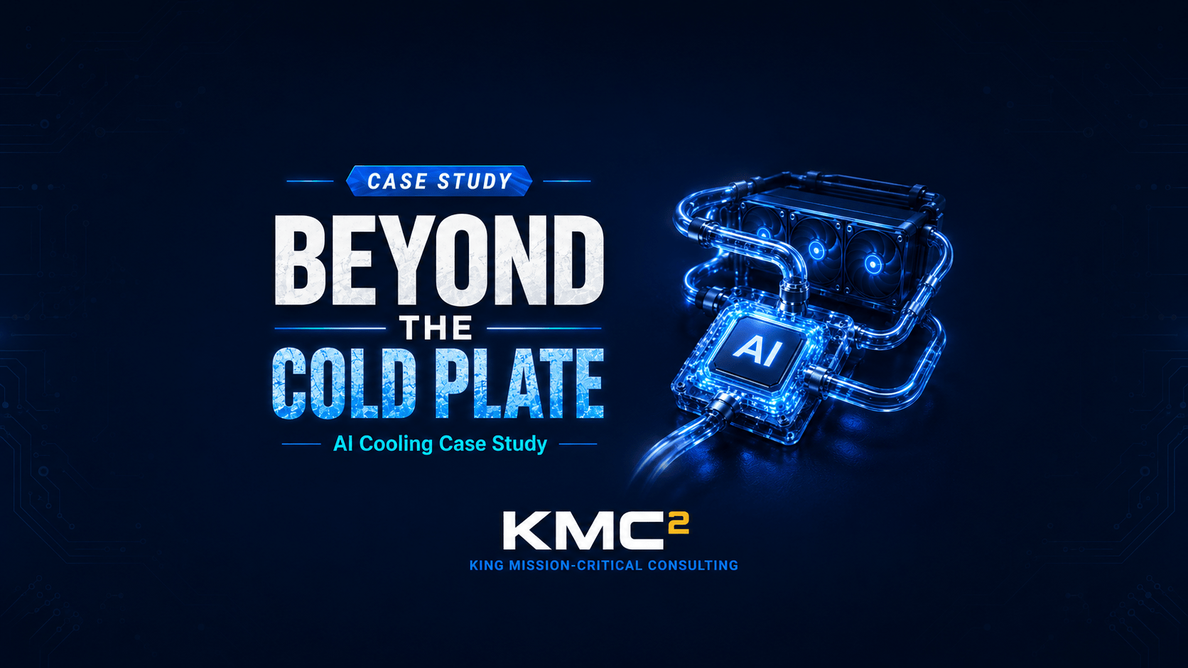 AI data center liquid cooling thermal control plane case study