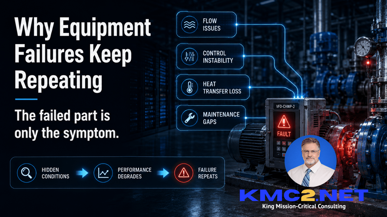 Repeated data center equipment failures and hidden root causes