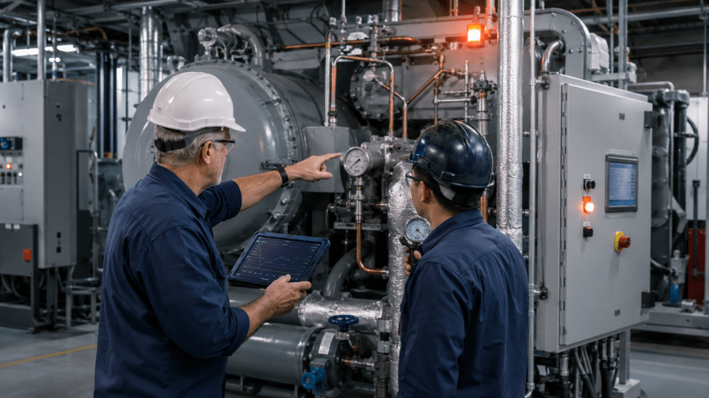Senior engineer providing cooling reliability consulting services during a mission-critical system failure review